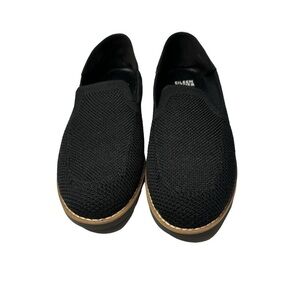 Eileen Fisher Women’s Stretchy Knit Loafer in Black Size 7